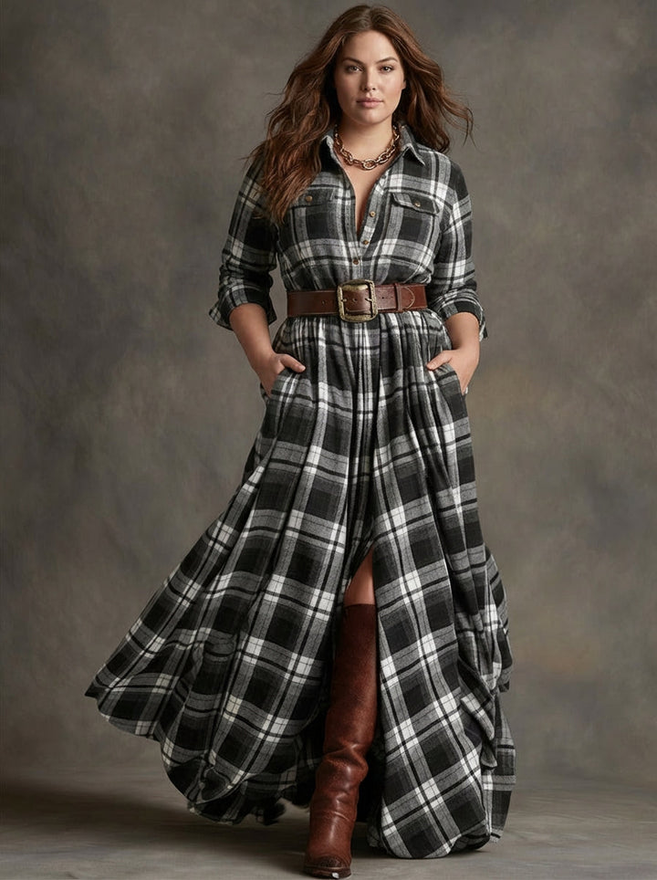 Mireline | Classic Button-Up Shirt Dress