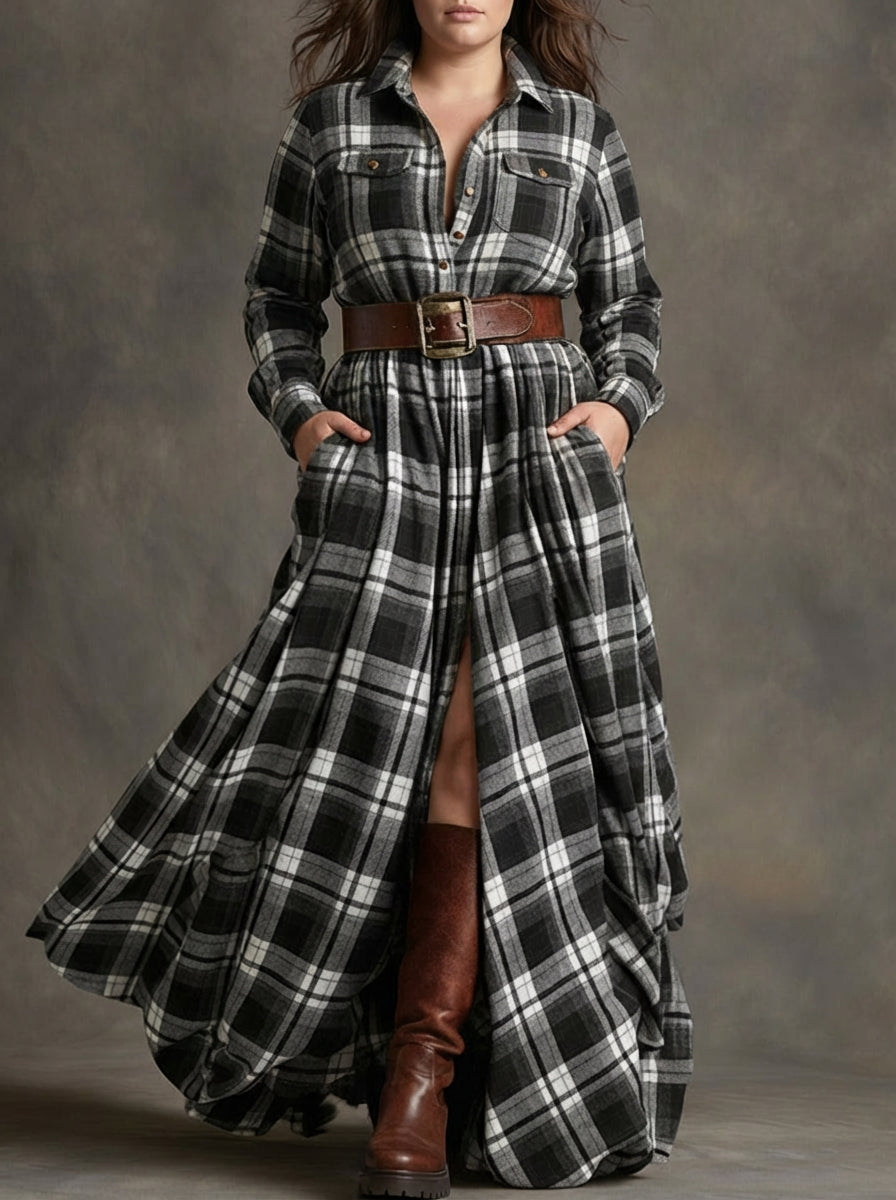 Mireline | Classic Button-Up Shirt Dress
