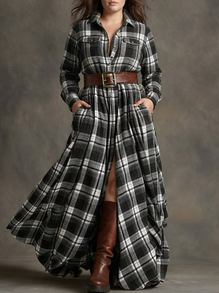 Mireline | Classic Button-Up Shirt Dress