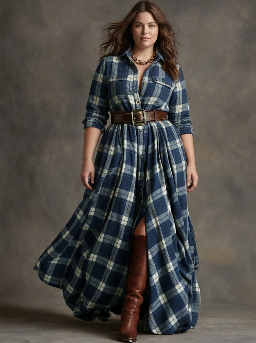 Mireline | Classic Button-Up Shirt Dress