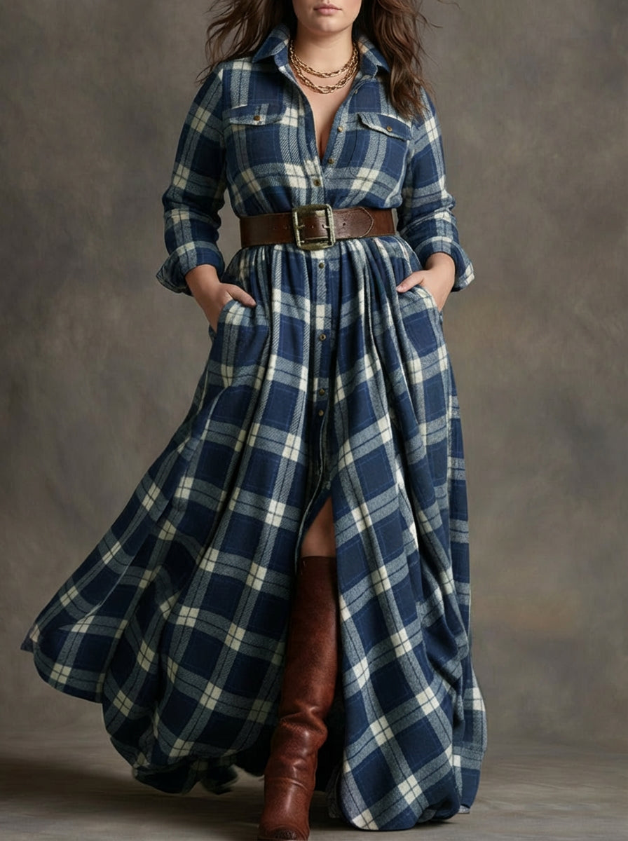 Mireline | Classic Button-Up Shirt Dress