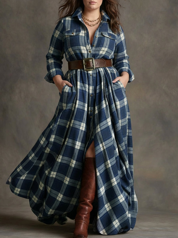 Mireline | Classic Button-Up Shirt Dress