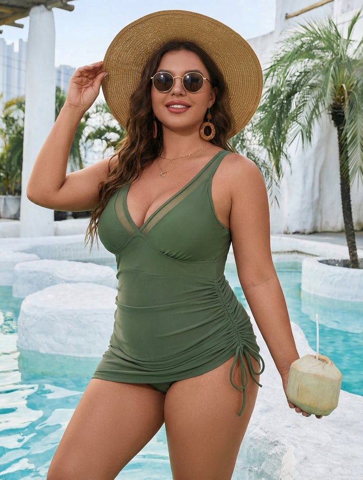 Lena | Swim Dress with Tummy Control and Sun Protection