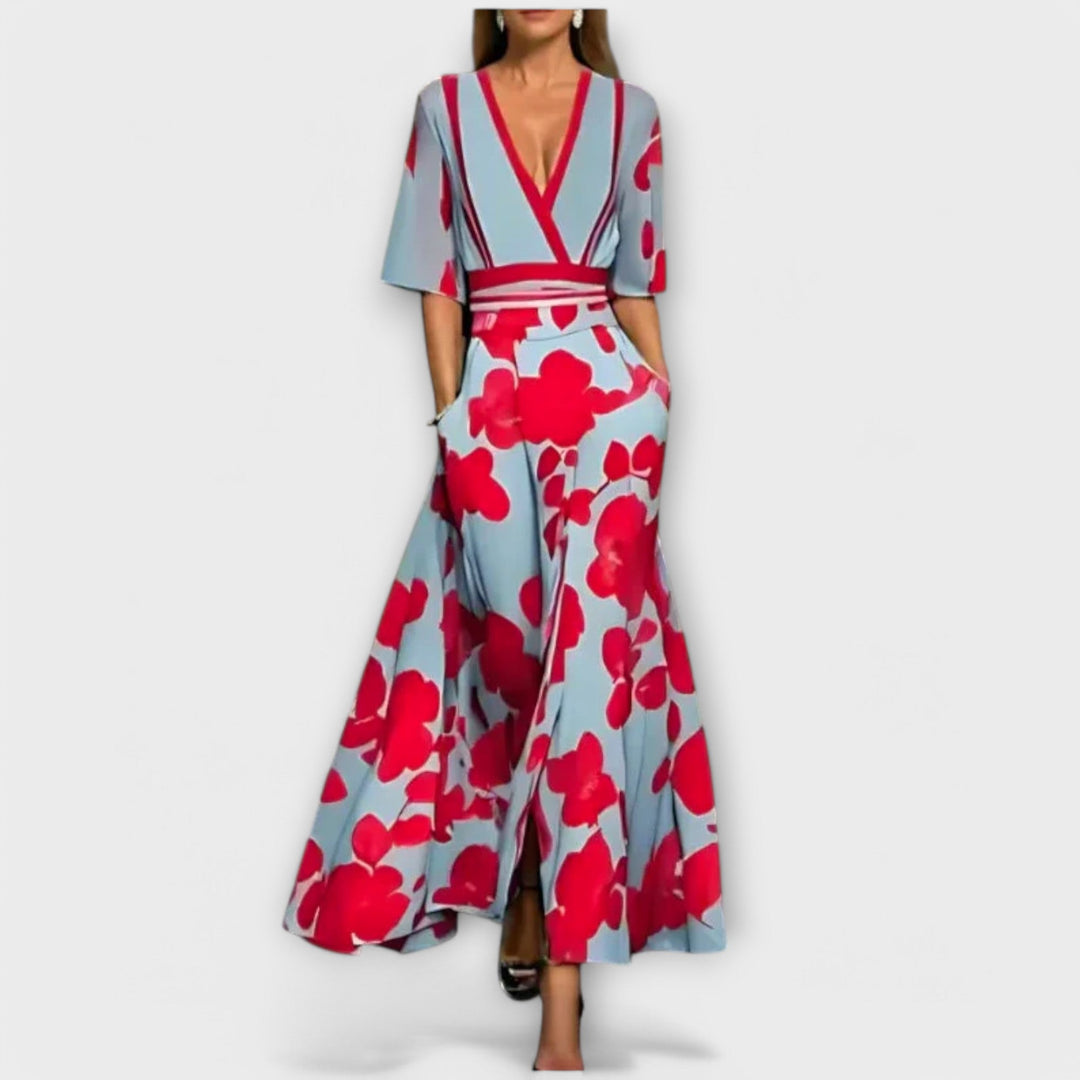 Elise - Elegant Floral Dress