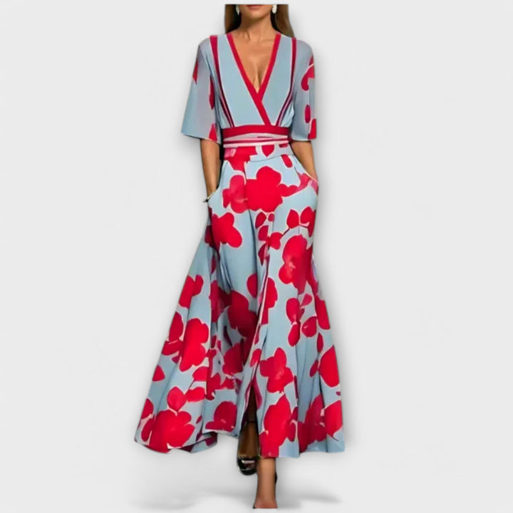 Elise - Elegant Floral Dress