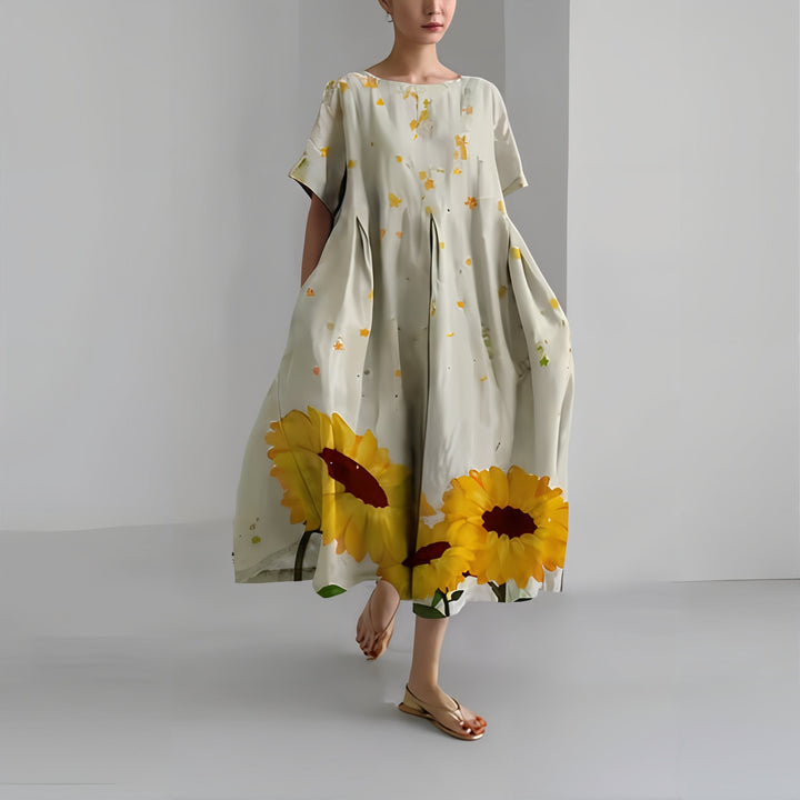 Amelia | Casual Floral Maxi Dress