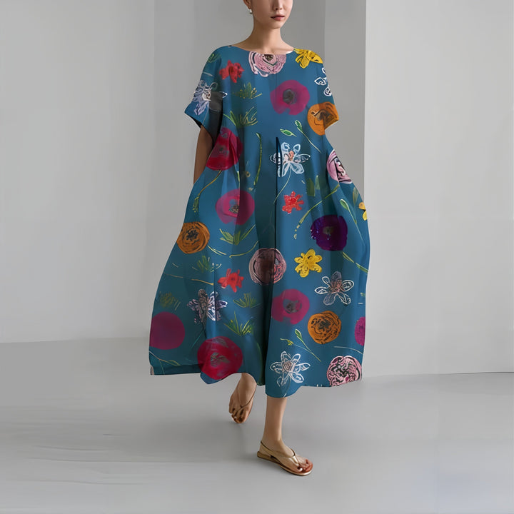 Amelia | Casual Floral Maxi Dress