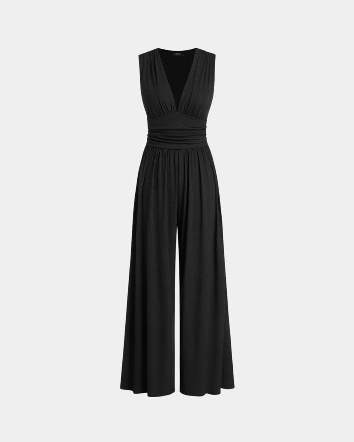 Sultana | Chic sleeveless wide-leg jumpsuit