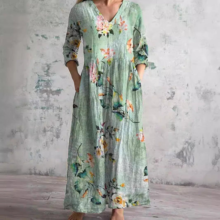 Ariana | Elegant Floral Dress in Premium Quality