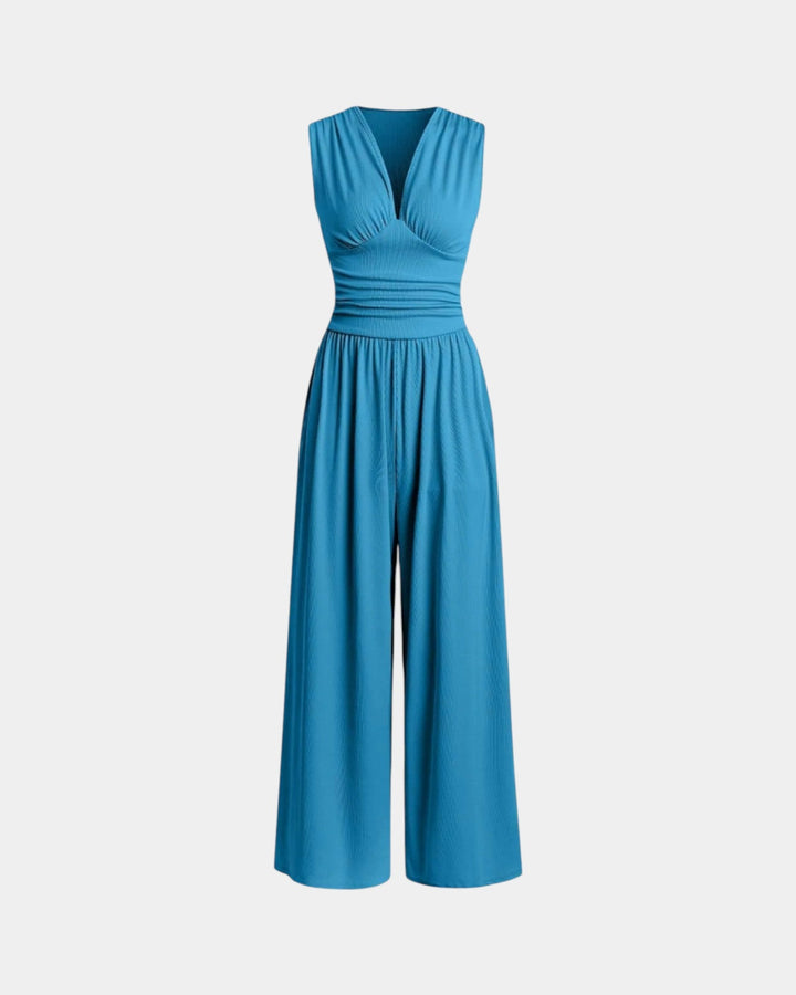 Sultana | Chic sleeveless wide-leg jumpsuit