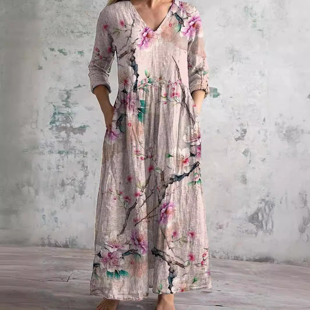 Ariana | Elegant Floral Dress in Premium Quality