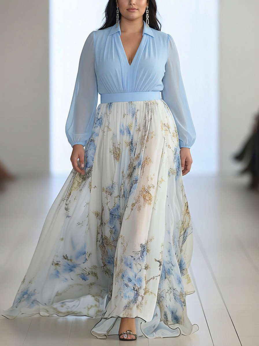 Harper™ | Beautiful Maxi Dress with Floral Print