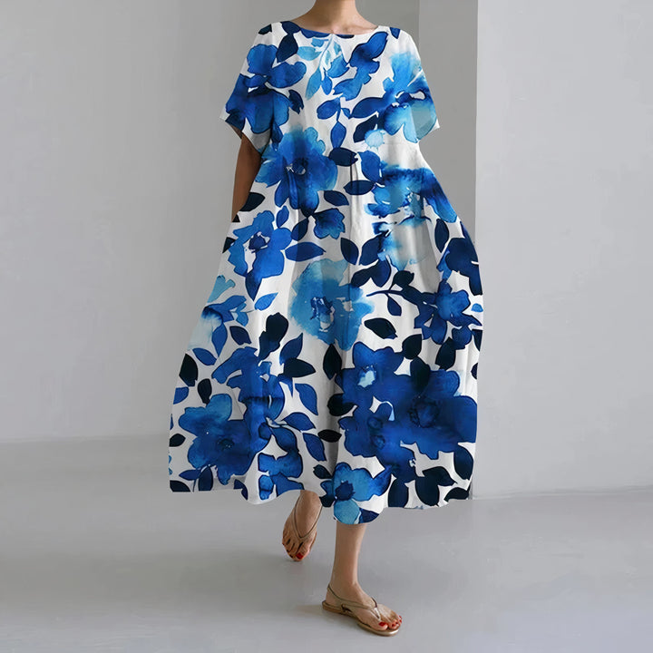 Amelia | Casual Floral Maxi Dress