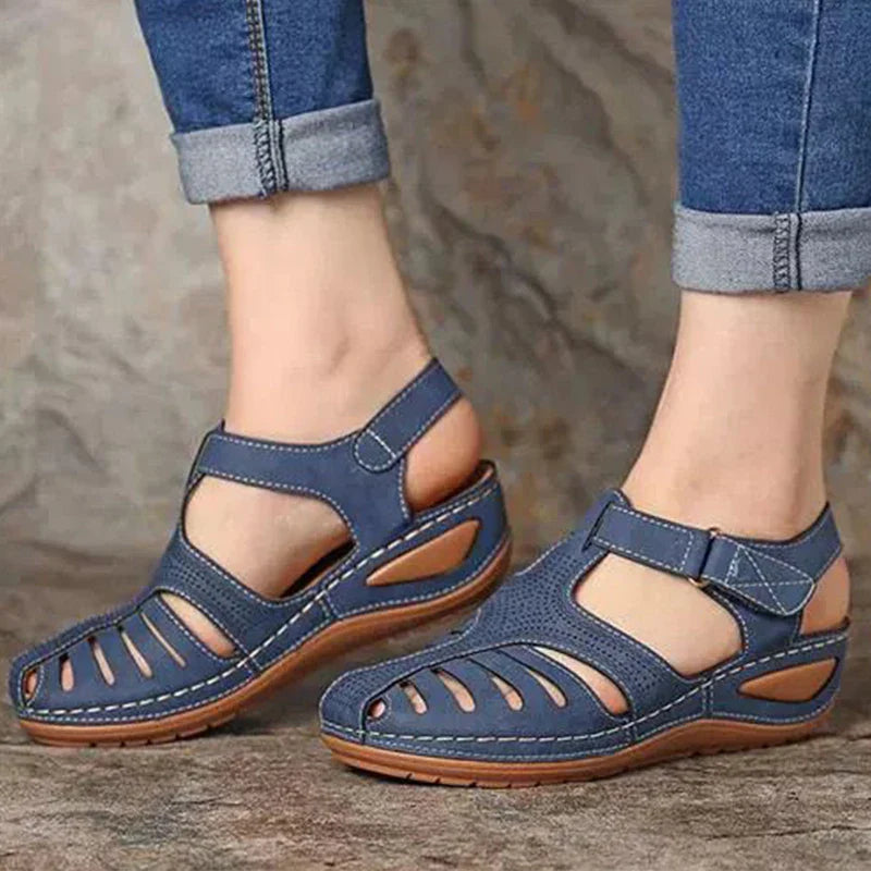 Nadia – Comfort Cut-Out Strap Sandals