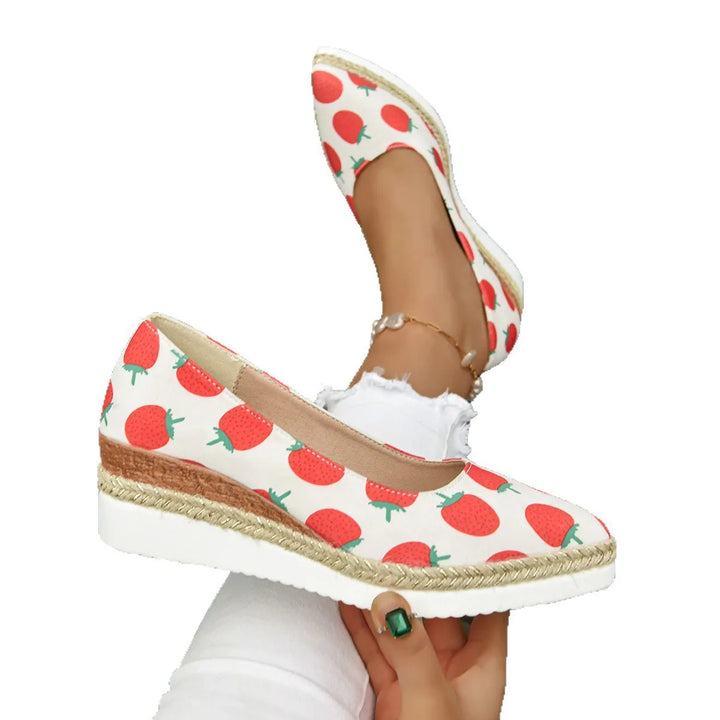 Isla - Pointed Toe Platform Slip-On Shoes