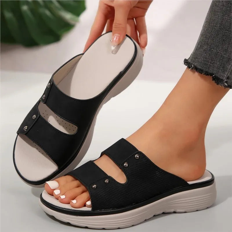Piper | Orthopedic Retro Open-Toe Sandals