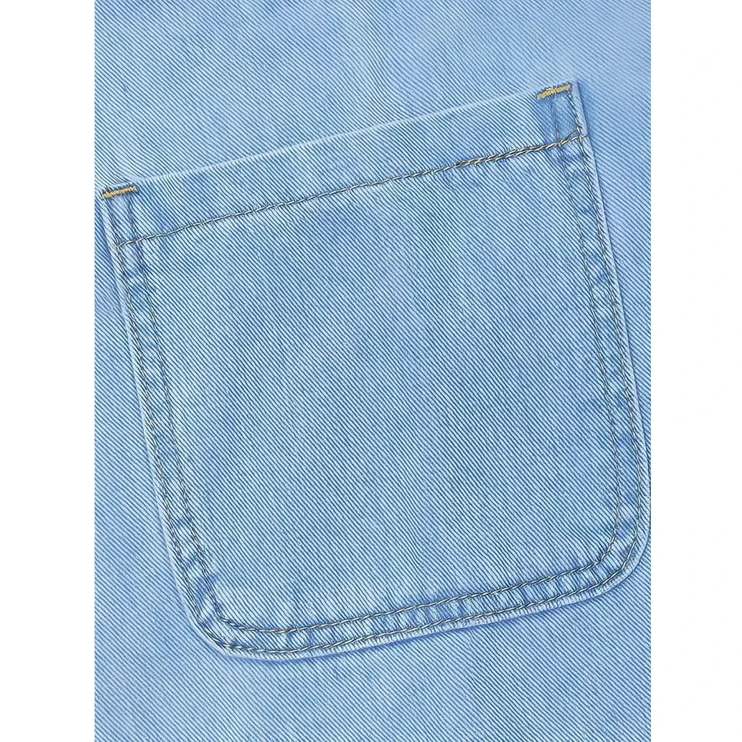 Saylor™ Relaxed Denim-Look Dress