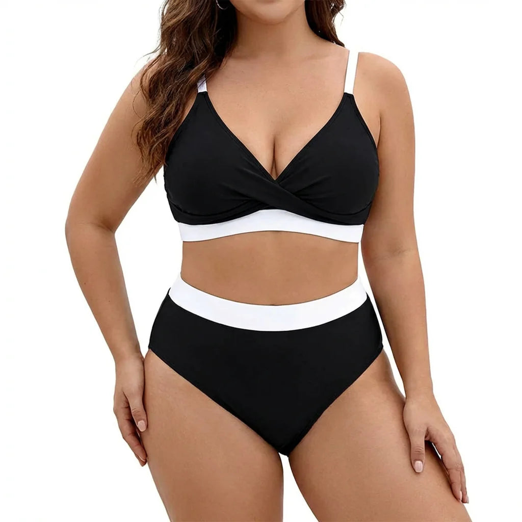 Sarena | Your tummy-shaping bikini set with a stylish V-neck
