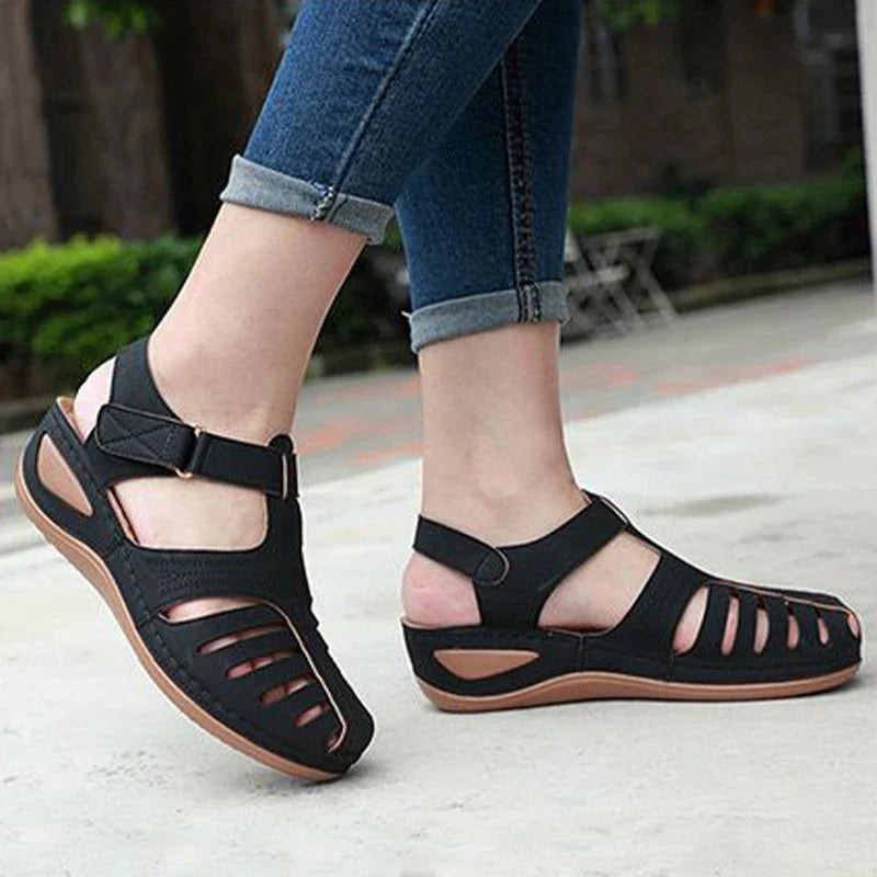Nadia – Comfort Cut-Out Strap Sandals