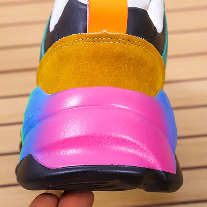 Valeria – Multicolor Platform Sneakers