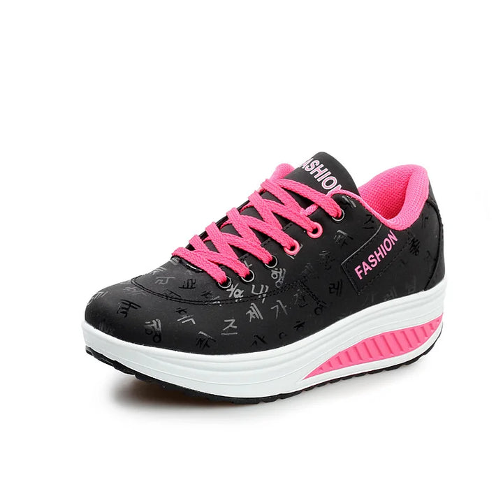 Dina - Platform Comfort Lace-Up Sneakers