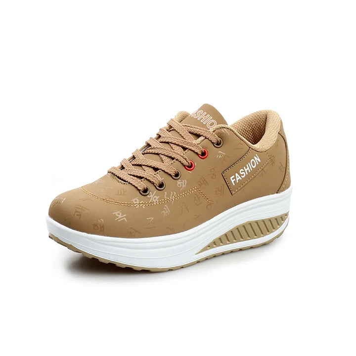 Dina - Platform Comfort Lace-Up Sneakers