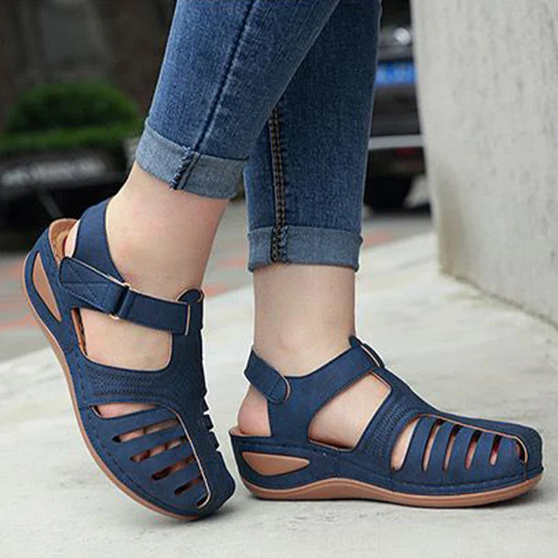 Nadia – Comfort Cut-Out Strap Sandals