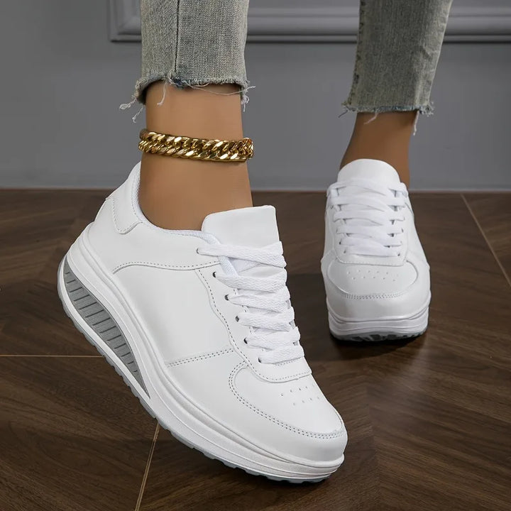 Dina - Platform Comfort Lace-Up Sneakers