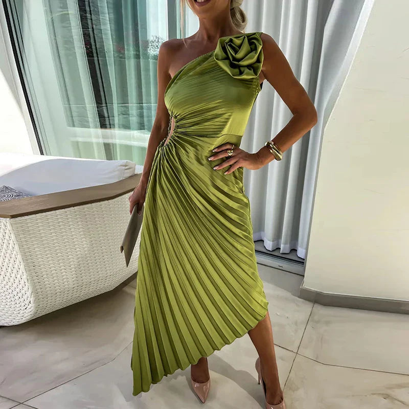 Marivelle - Pleated Glamour Dress