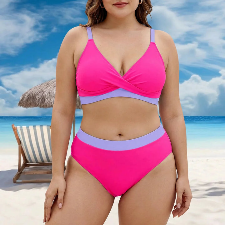 Sarena | Your tummy-shaping bikini set with a stylish V-neck