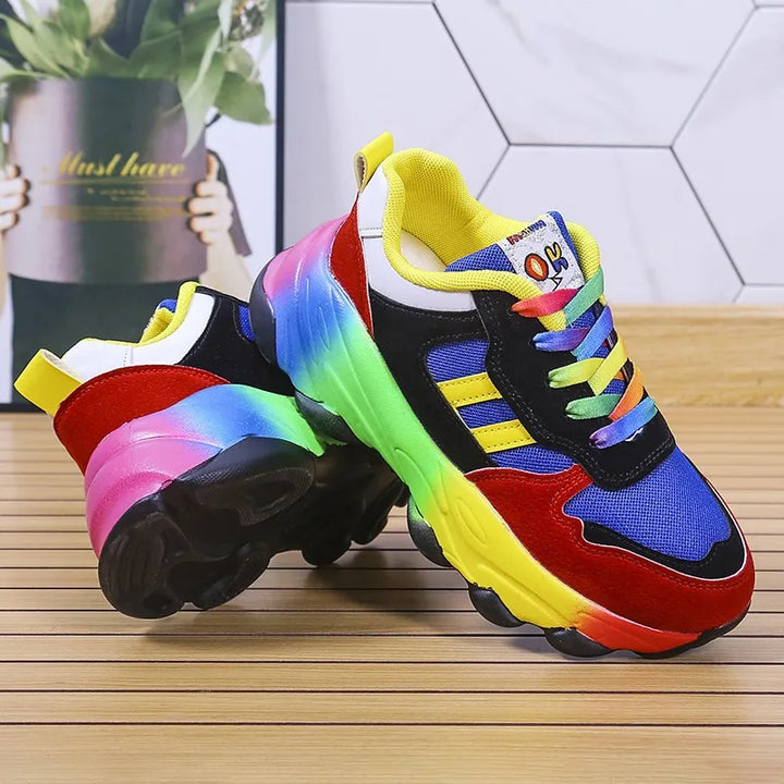Valeria – Multicolor Platform Sneakers