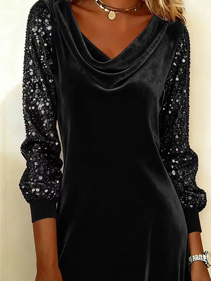 Aubrey | Sparkle Sleeve Dress