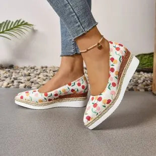 Isla - Pointed Toe Platform Slip-On Shoes