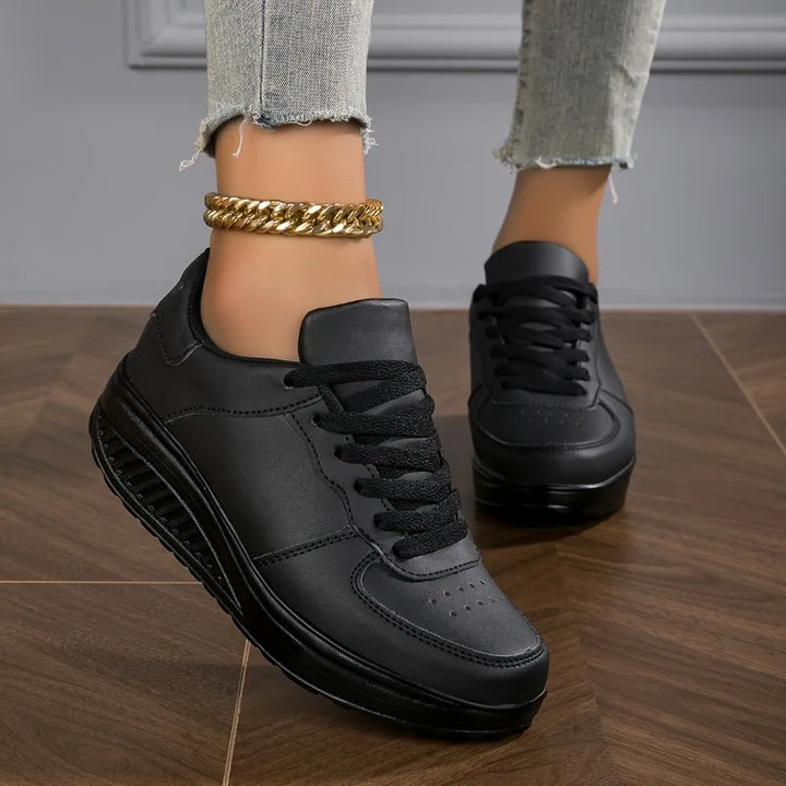 Dina - Platform Comfort Lace-Up Sneakers
