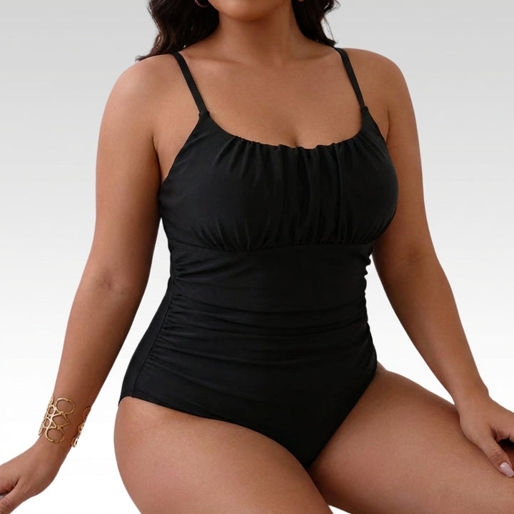 Leona | Your elegant tummy-control monokini in black