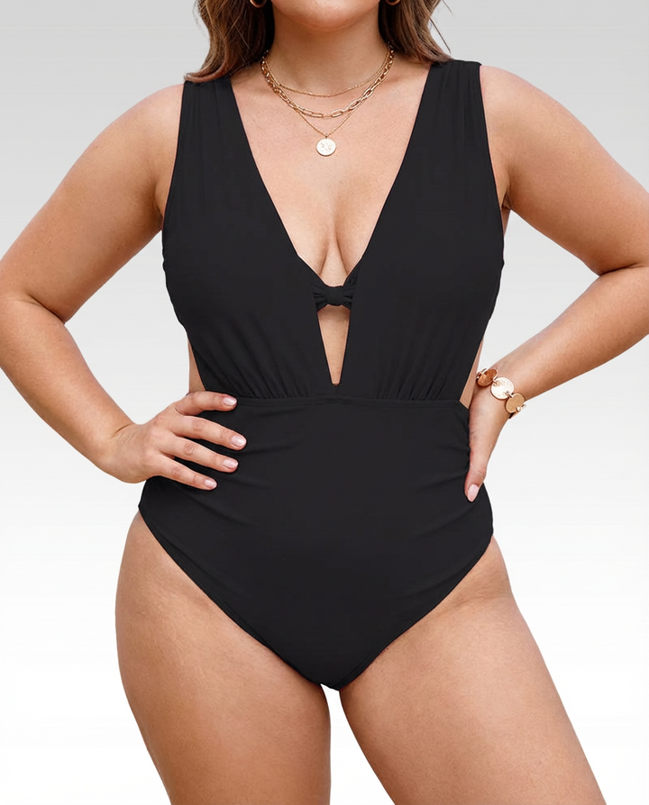 Karina | Shaping Swimsuit V with Tummy Control Effect
