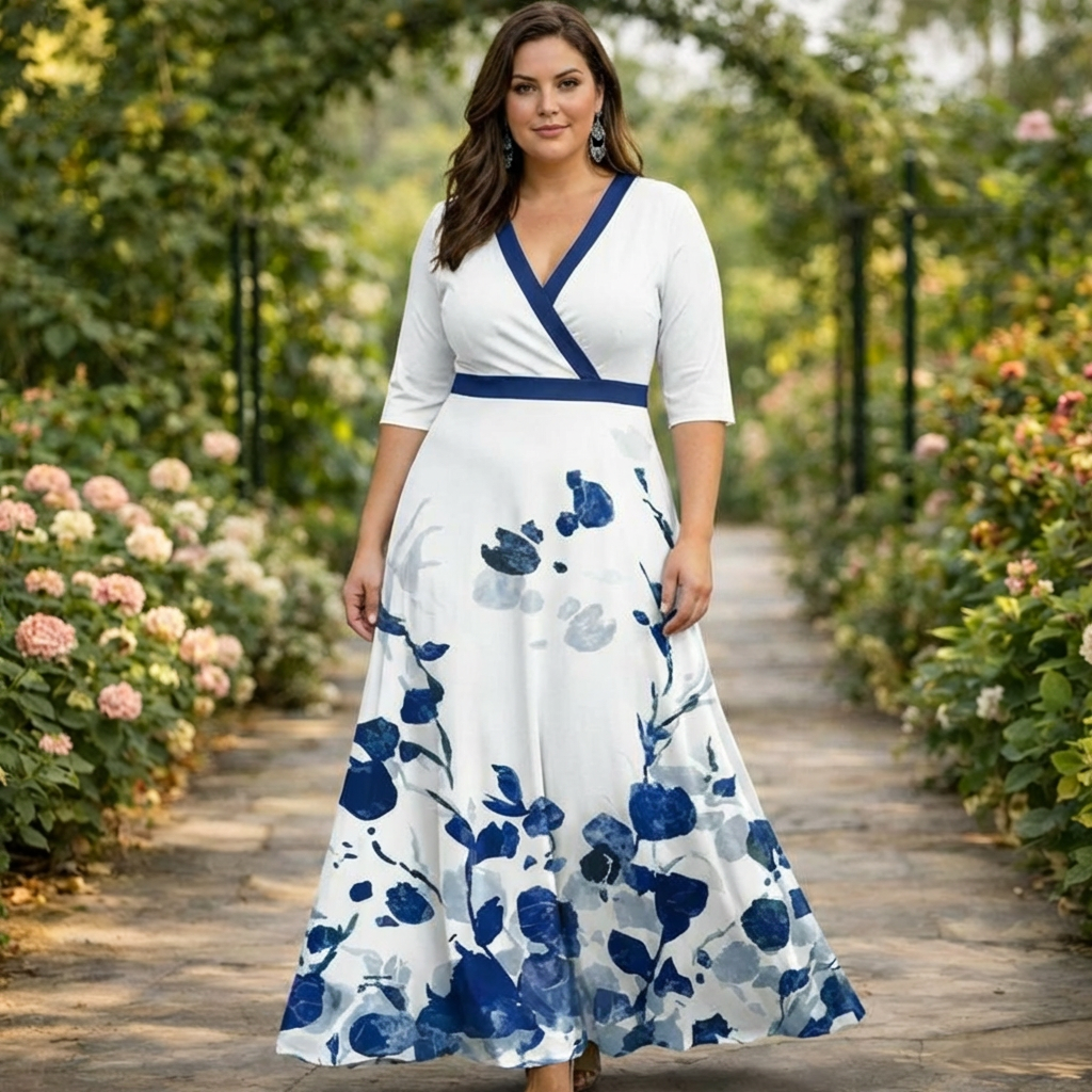 Elara | Graceful Floral Maxi Dress