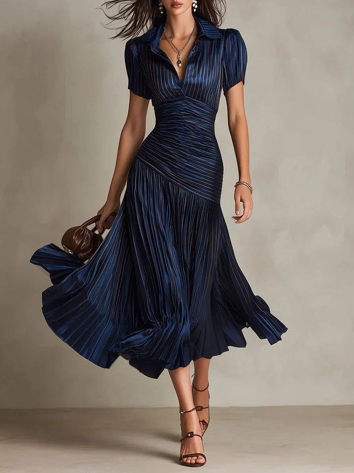 Florence | Vintage Elegant Chiffon Maxi Dress