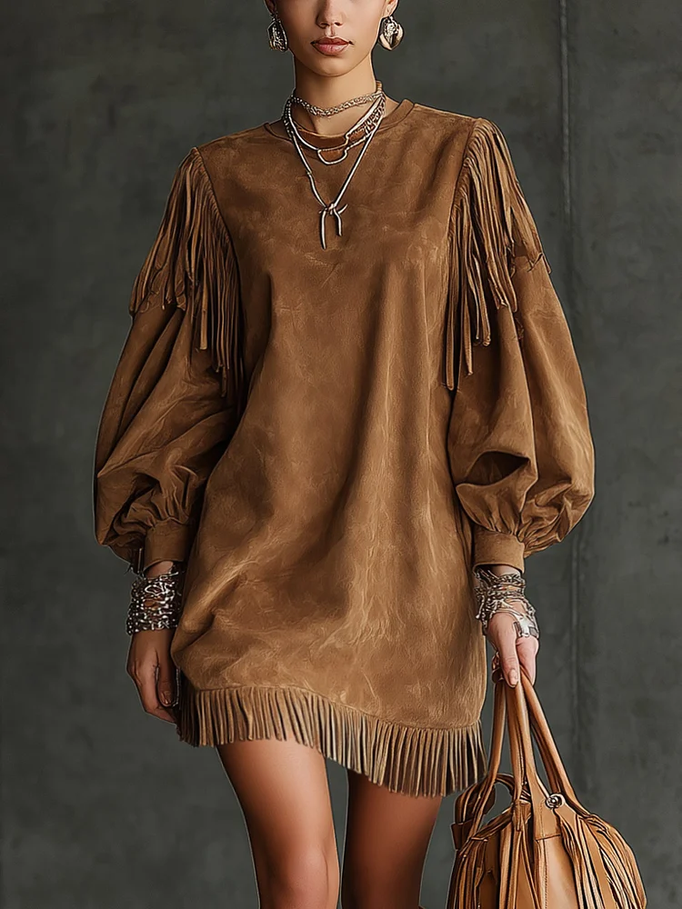 Emma | Suede Mini Dress