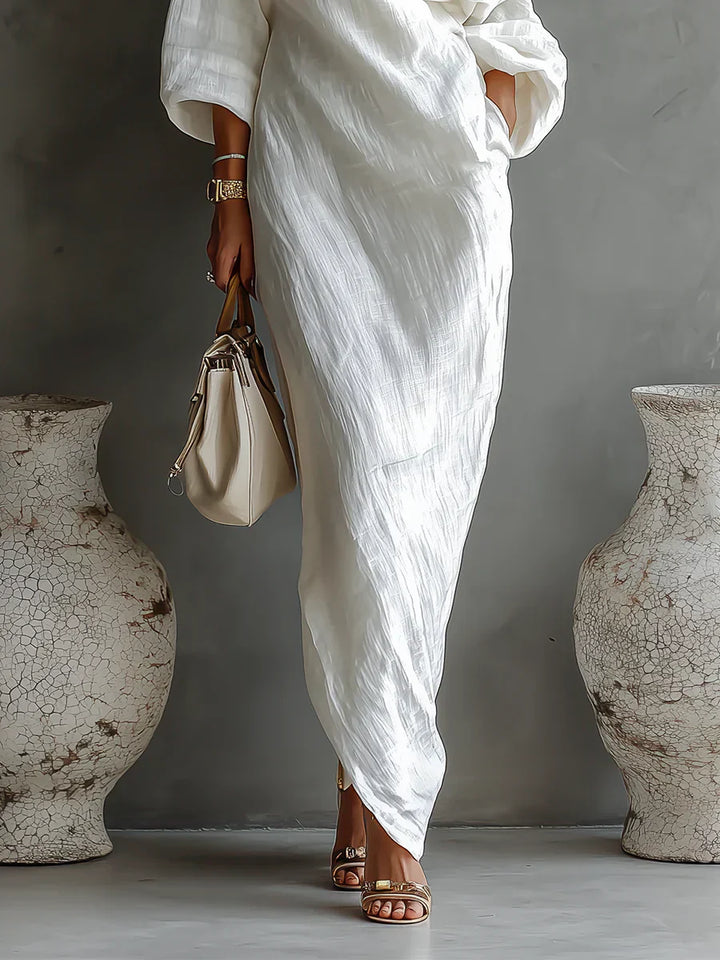 Melisa | Elegant and Flowing Asymmetrical Maxi Dress