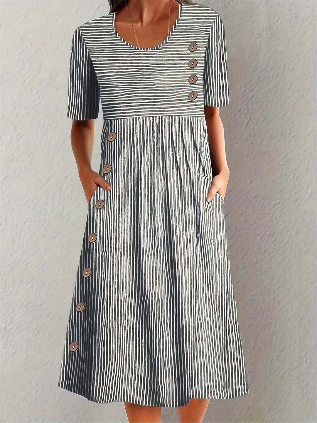 Belle - Striped Summer Dress