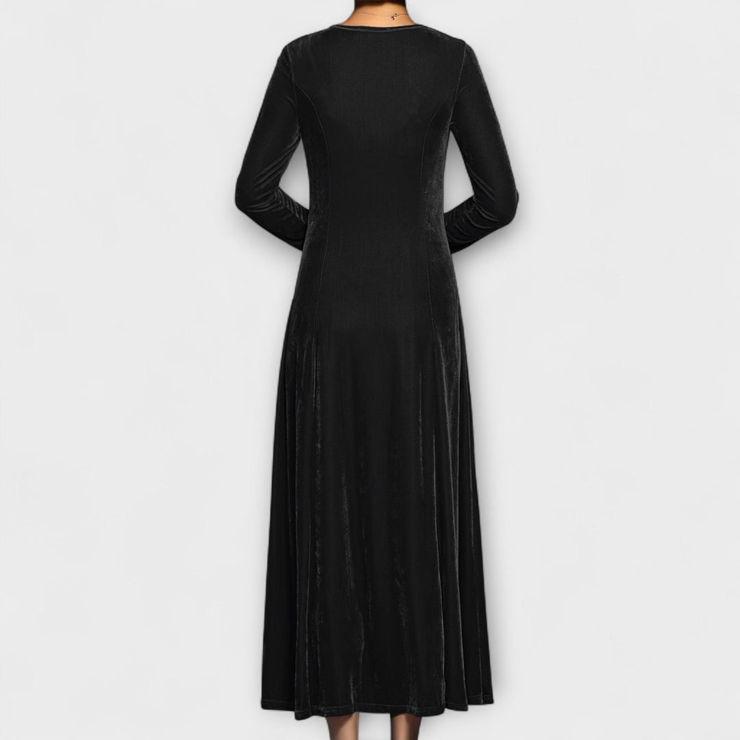 April - Soft Velvet Dress