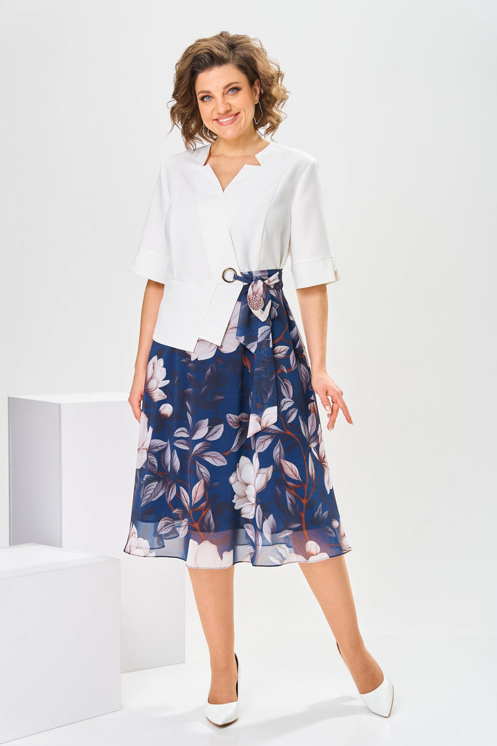 WISTERIA | LUXURY COTTON-SILK BLEND DRESS