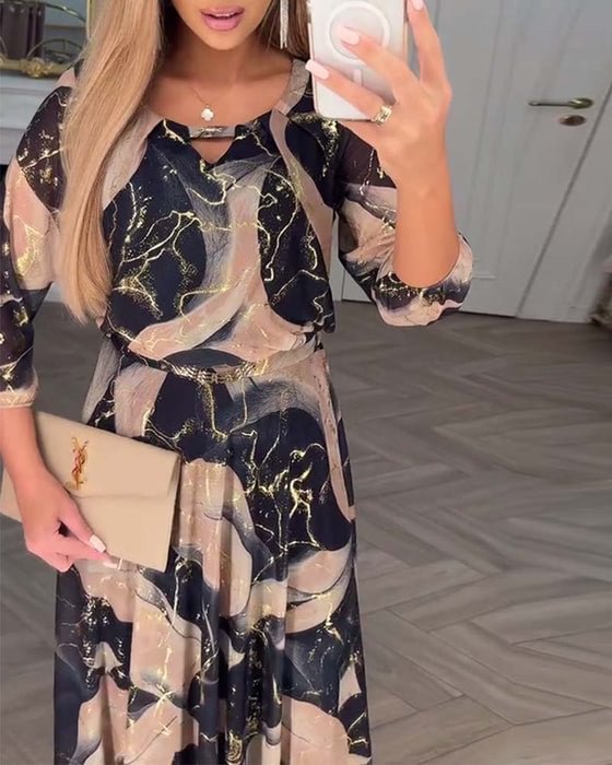 TREVINA | RELAXED MIDI DRESS