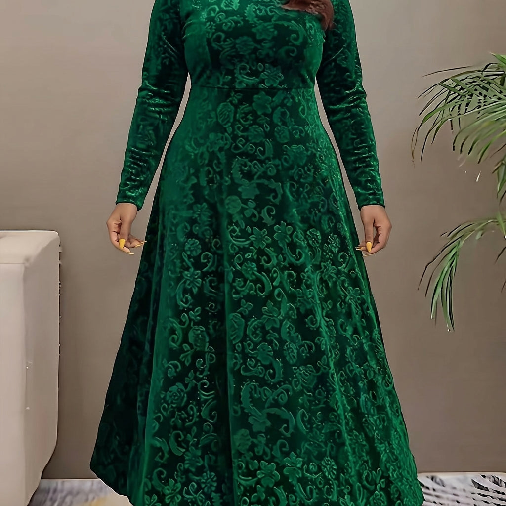 Dorothy | Elegant Patterned Maxi Dress
