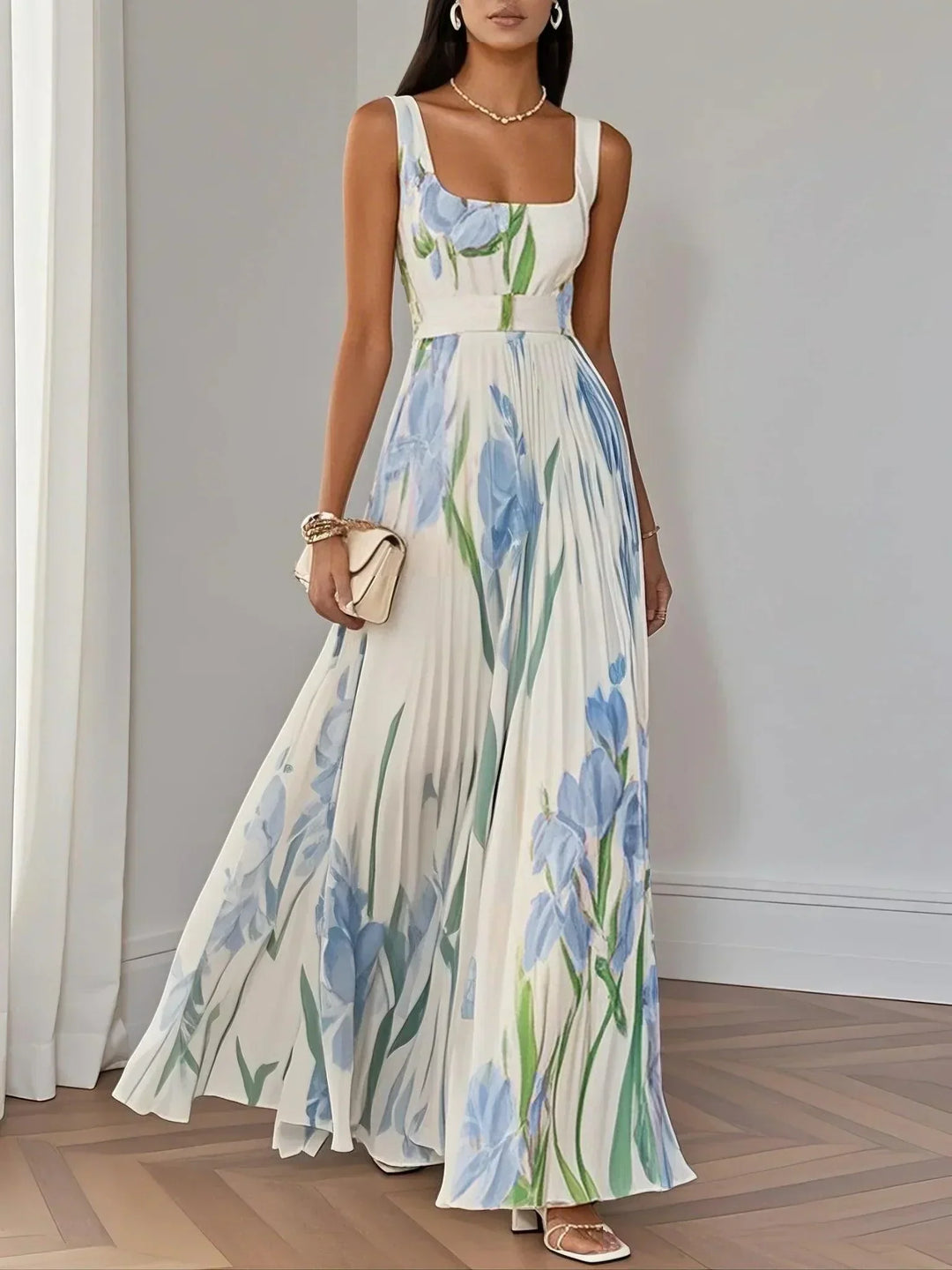MARION | RELAXED FLORAL MAXI DRESS