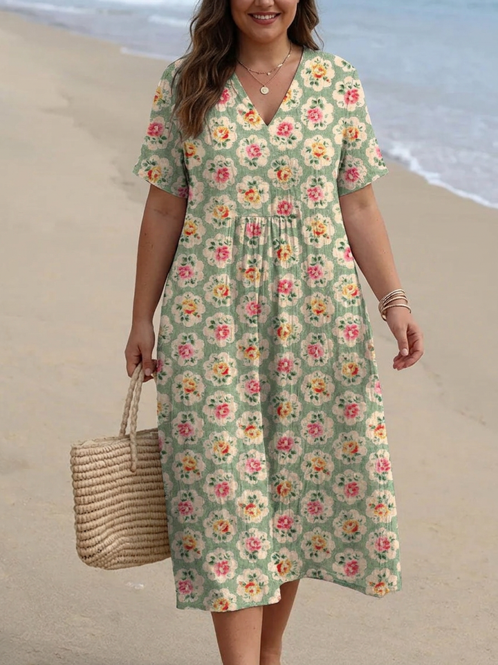 Femke - Vintage Floral Dress