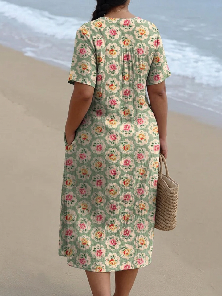 Femke - Vintage Floral Dress