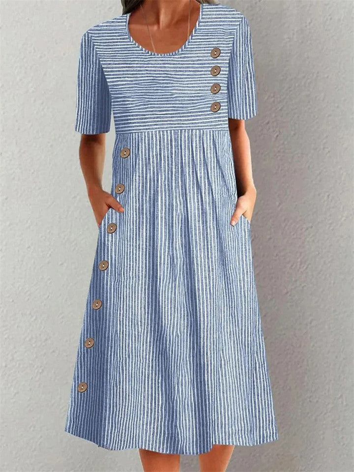 Belle - Striped Summer Dress