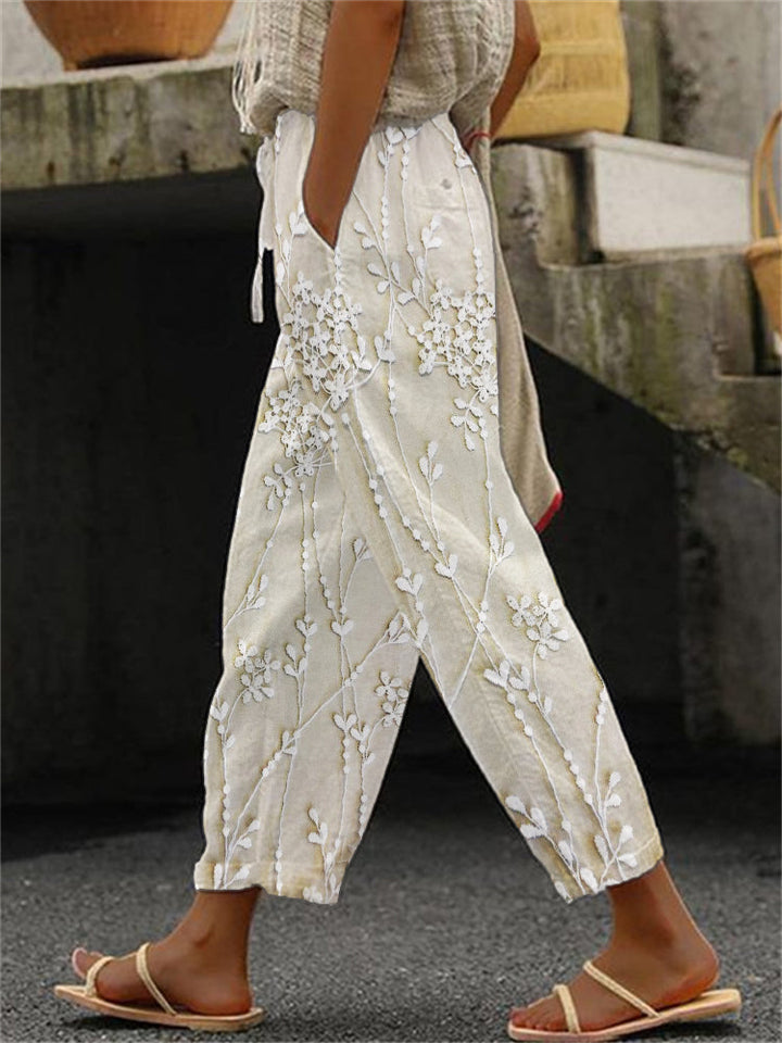 Verity | Vine Printed Trousers